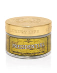 Jar of Presidential Luxury Life body butter with gold lid