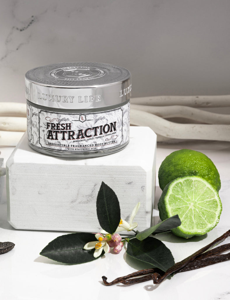 Fresh Attraction Body Butter display table