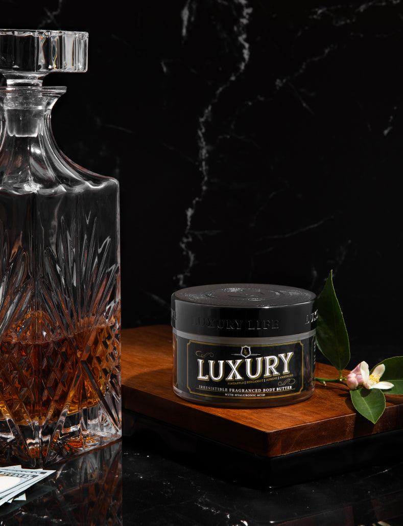 Luxury Body Butter on display table