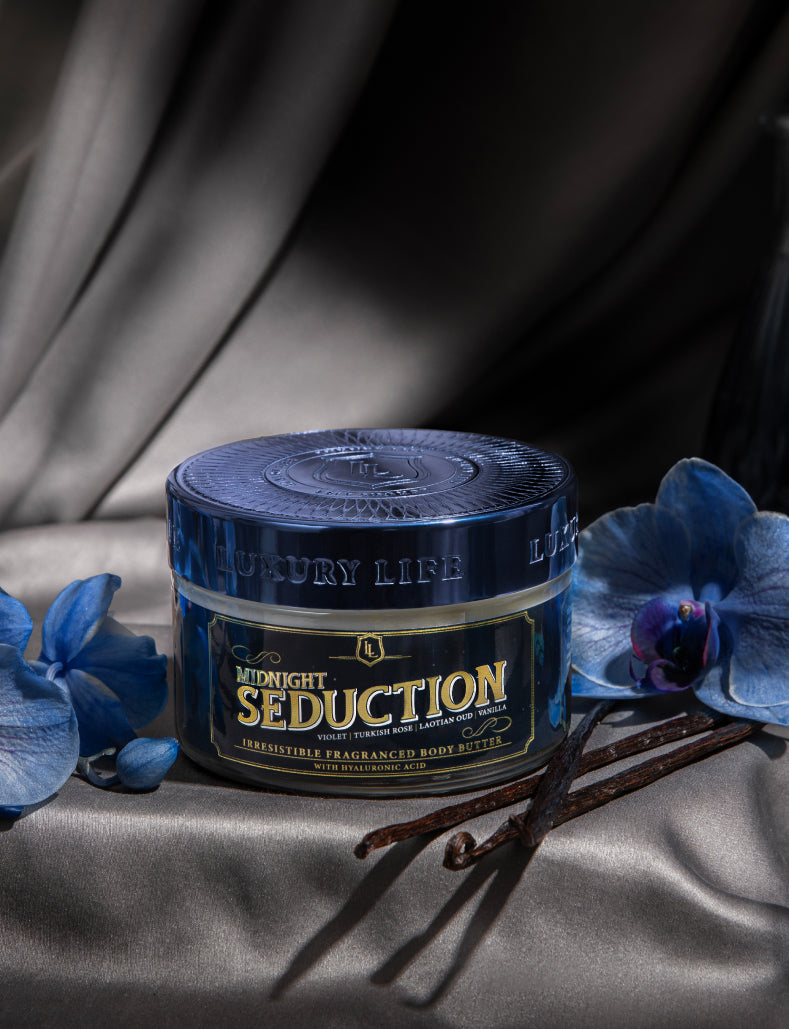 Midnight Seduction Body Butter on display table